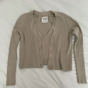 Abercrombie and Fitch sweater tank top set S